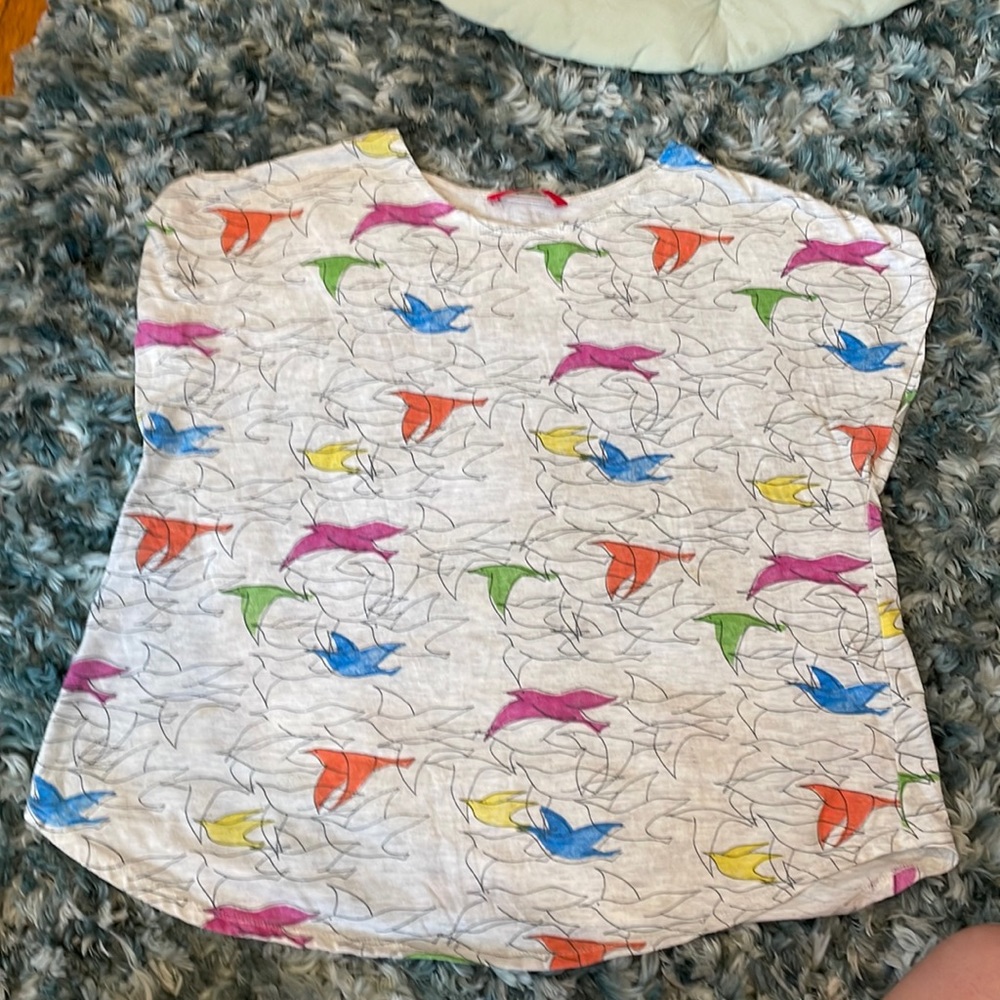 Graniph bird tee. Loose tee.